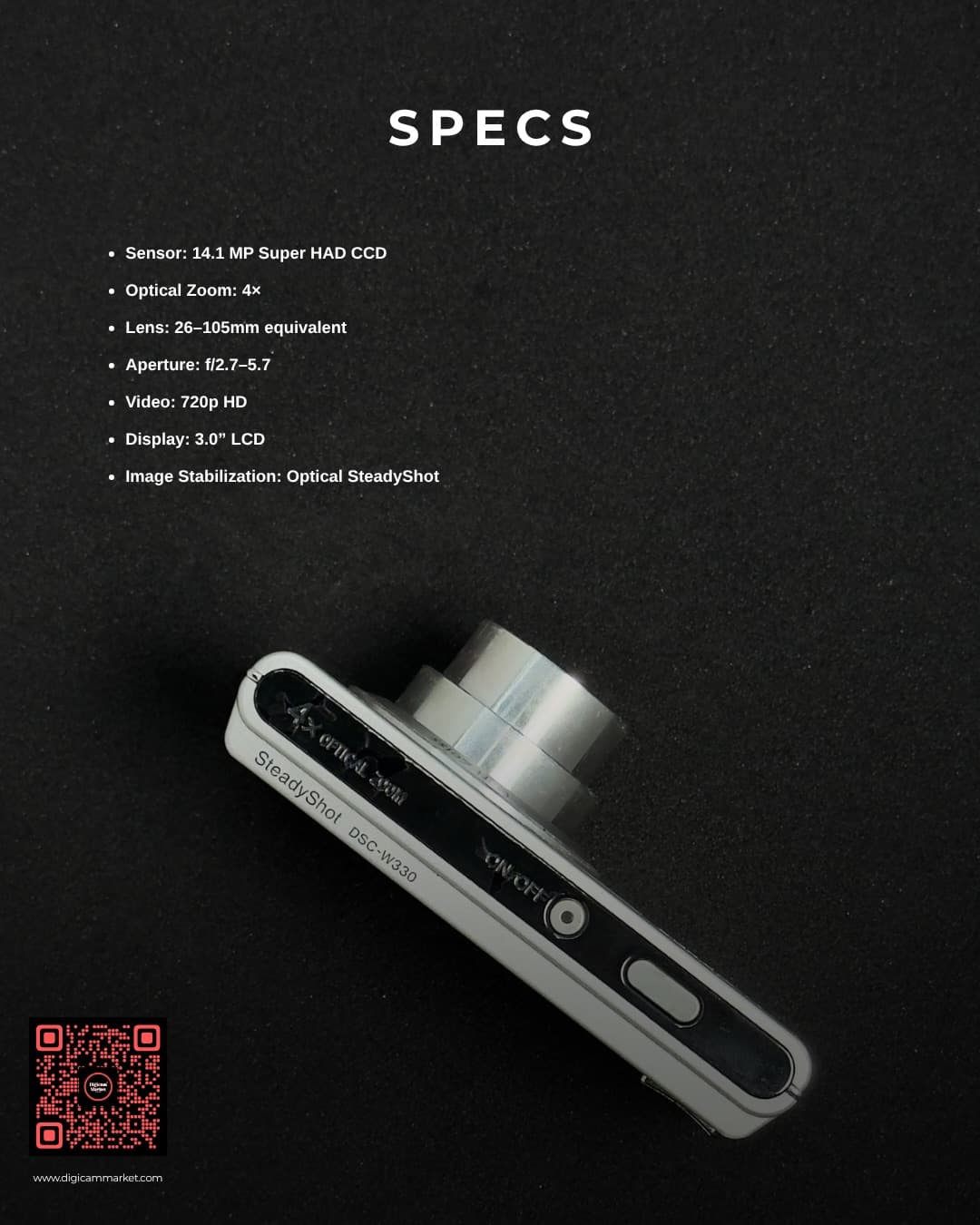 Sony Cyber-shot DSC-W330 image 3