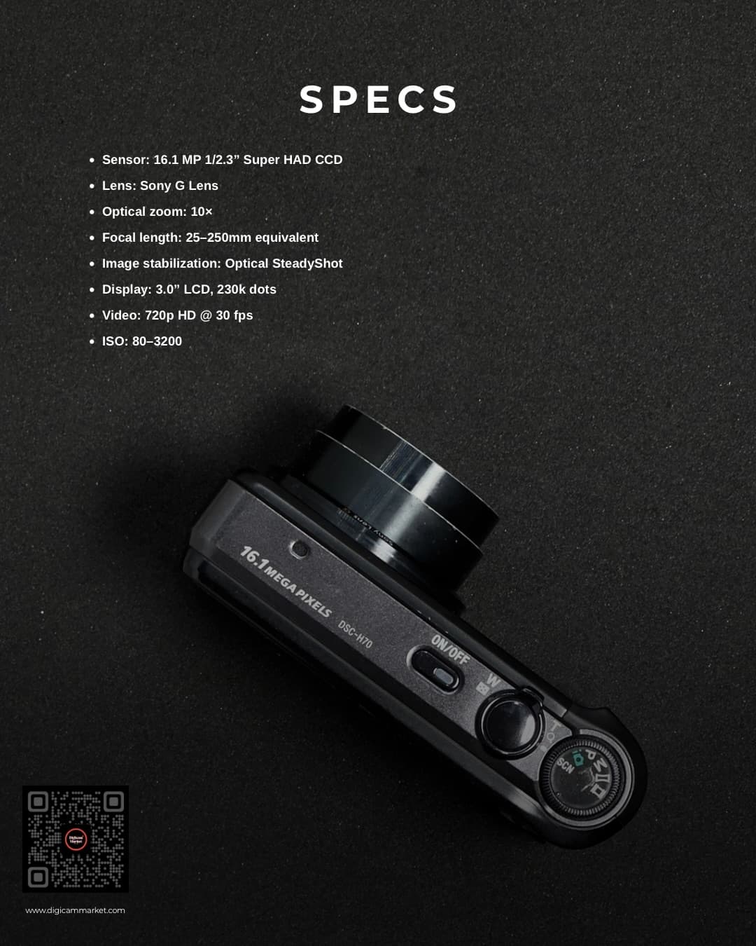 Sony Cyber-shot DSC H70 image 3