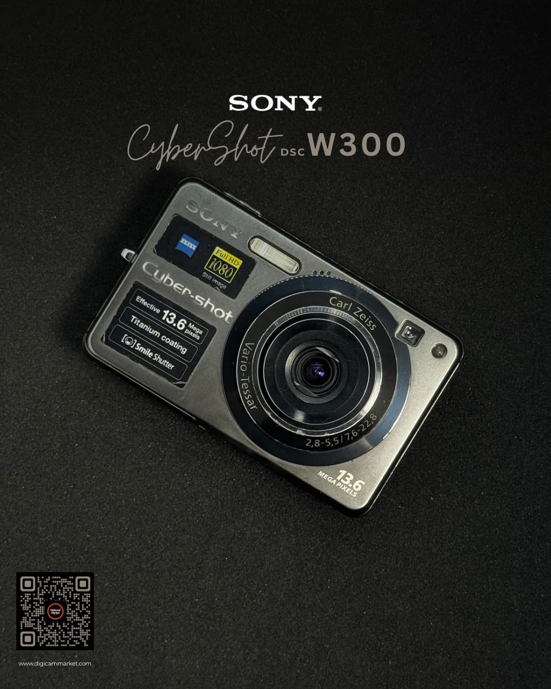 Sony Cyber-shot DSC W300 (Titanium Build)