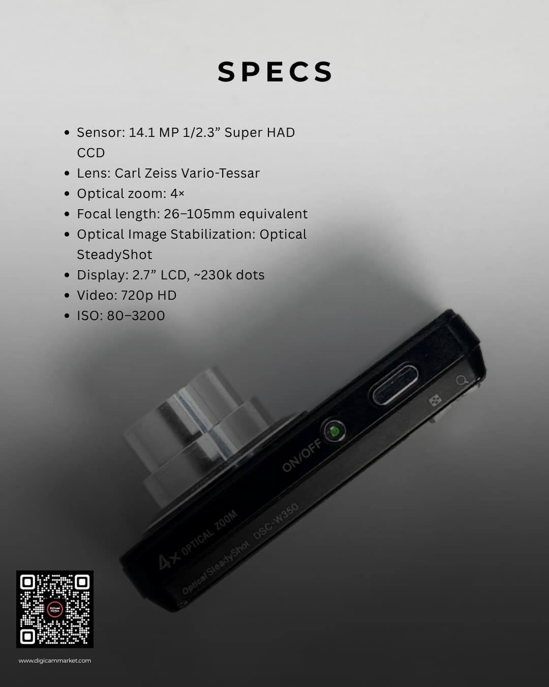 Sony Cyber-shot DSC W350 image 3