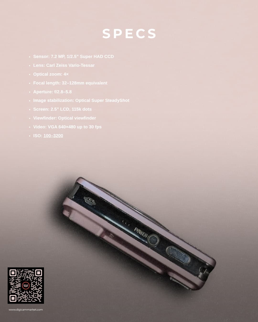 Sony Cyber-shot DSC-W120 image 3